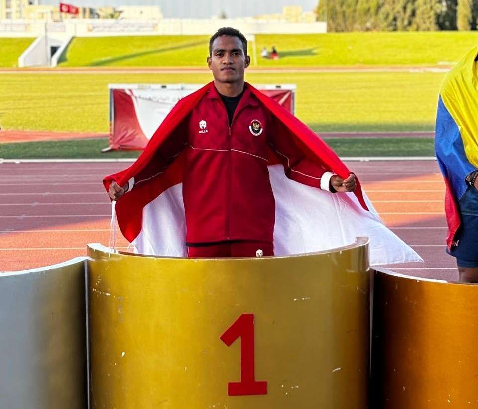 Alfin Nomleni Raih Emas di Tunisia Grand Prix