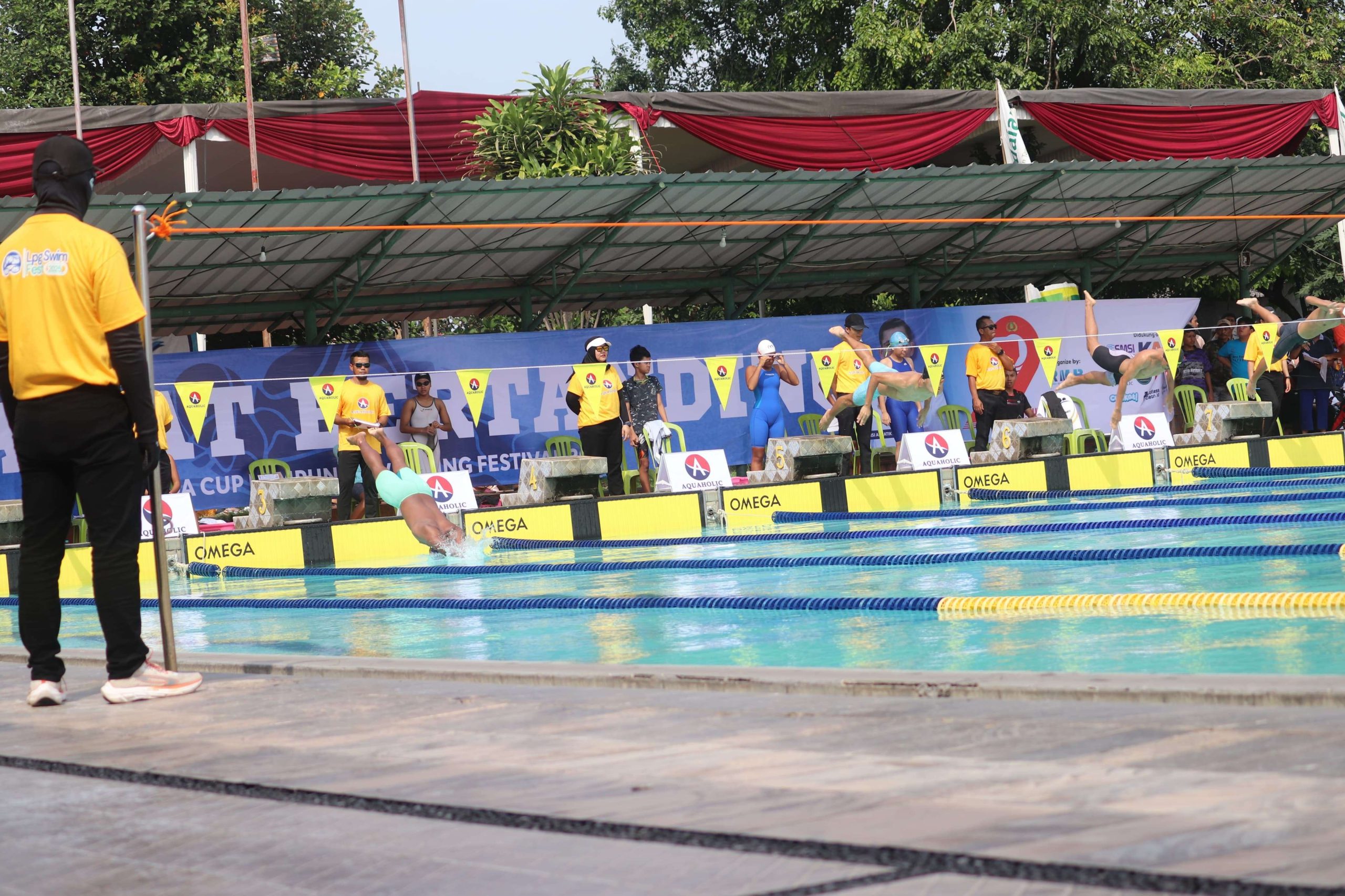 Lampung Swimming Festival Tampilkan  Pertandingan
