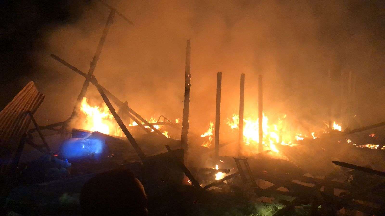 Lima Ruko Terbakar di Beutong Ateuh Banggalang